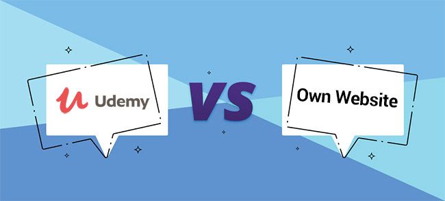 Udemy Vs Own Website