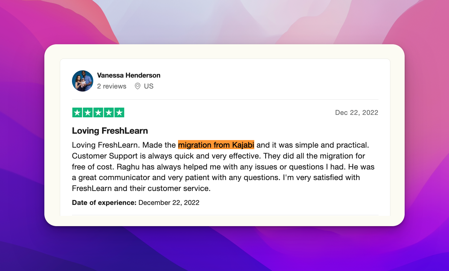 FreshLearn Reviews