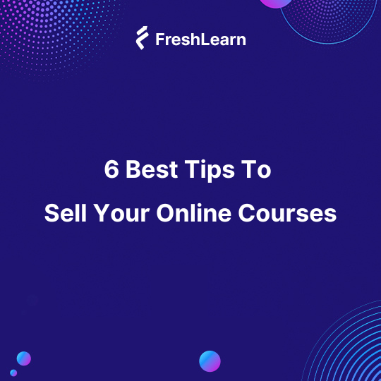 Selling online Courses