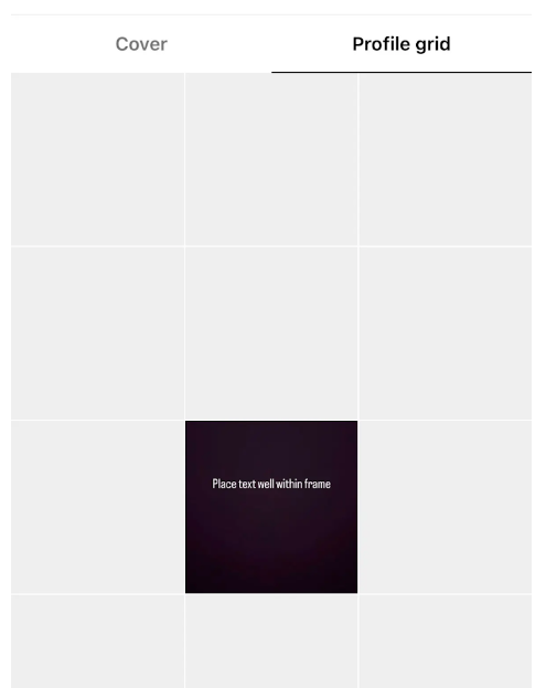 Instagram Reel thumbnail size