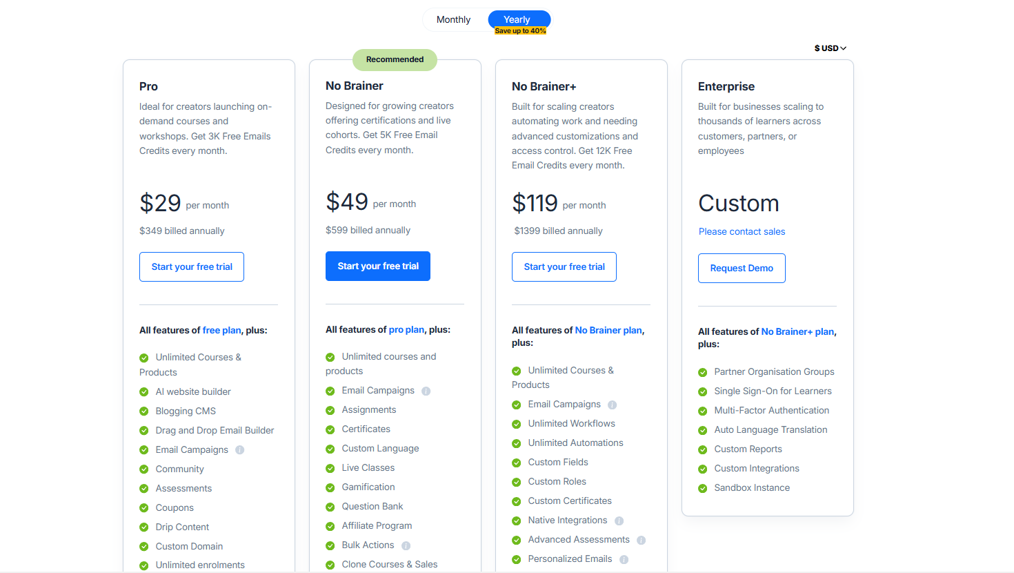 FreshLearn Pricing