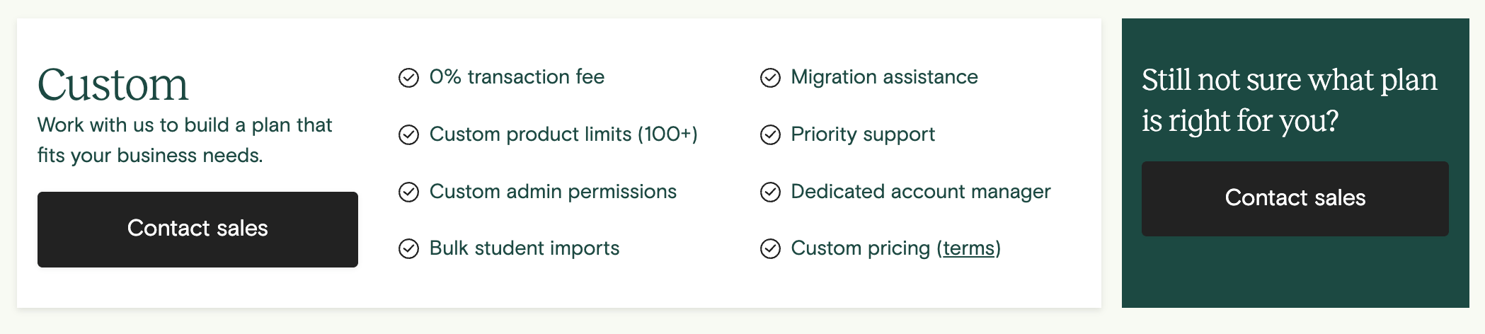 Teachable Pricing