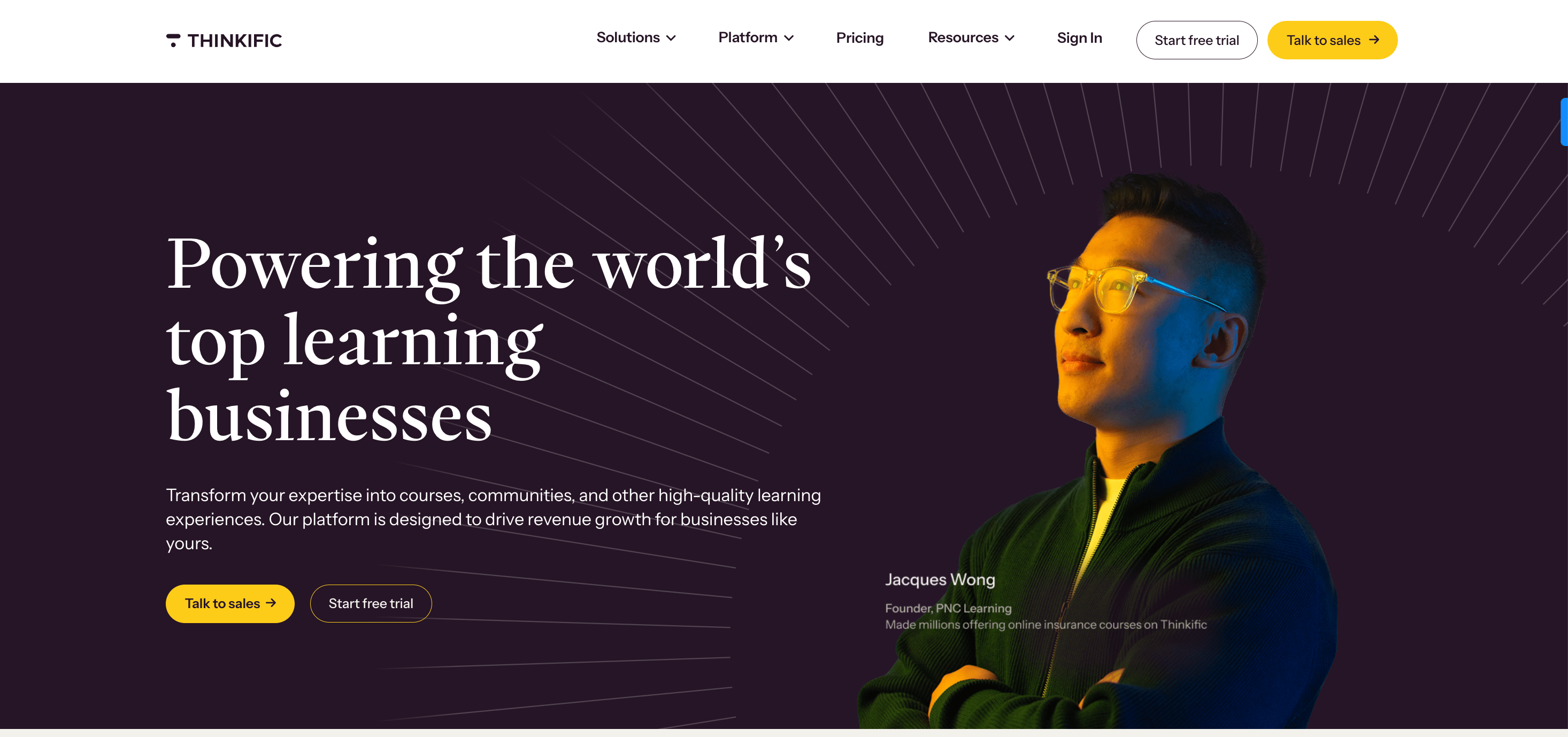 Thinkific - Online course platform