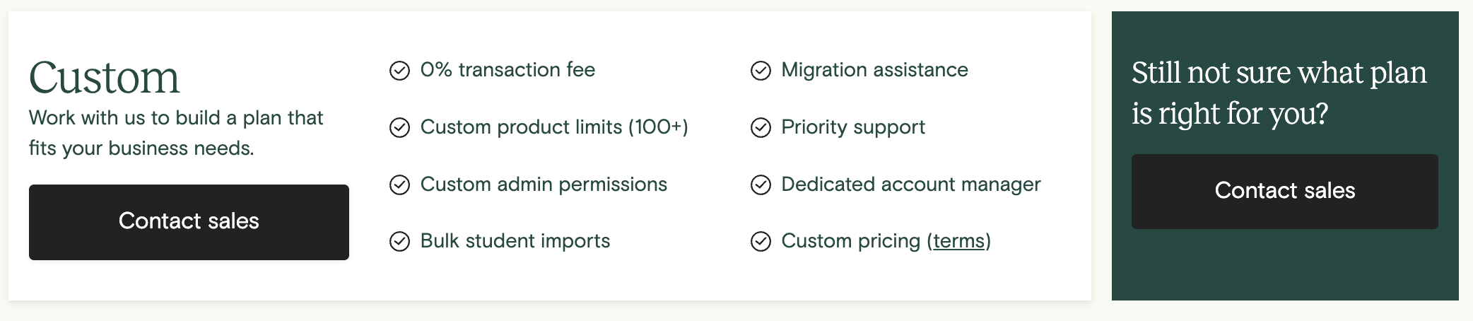 Teachable Pricing
