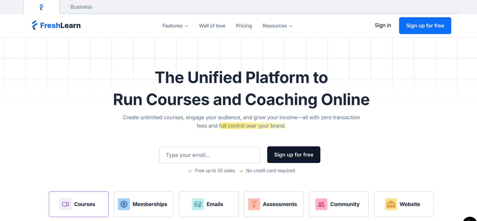 FreshLearn - All in One course creation platform