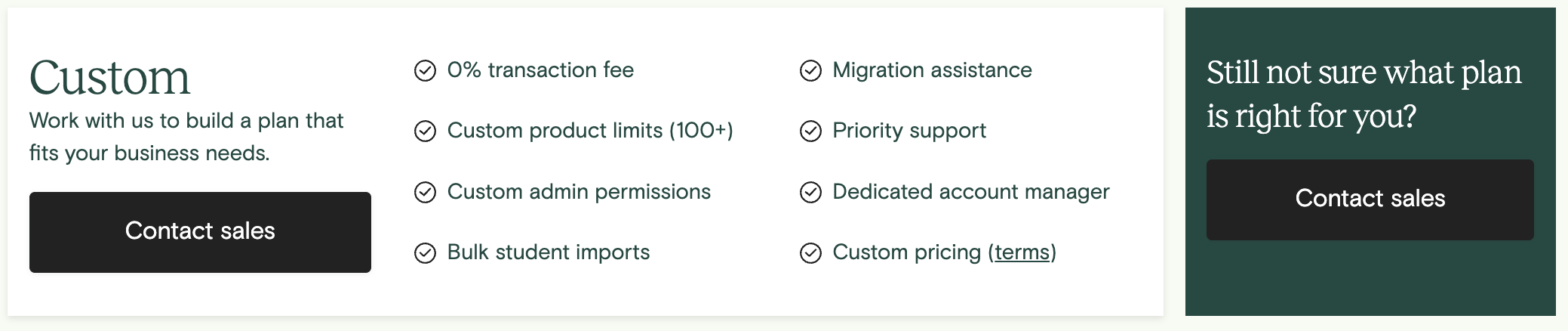 Pricing Of Teachable