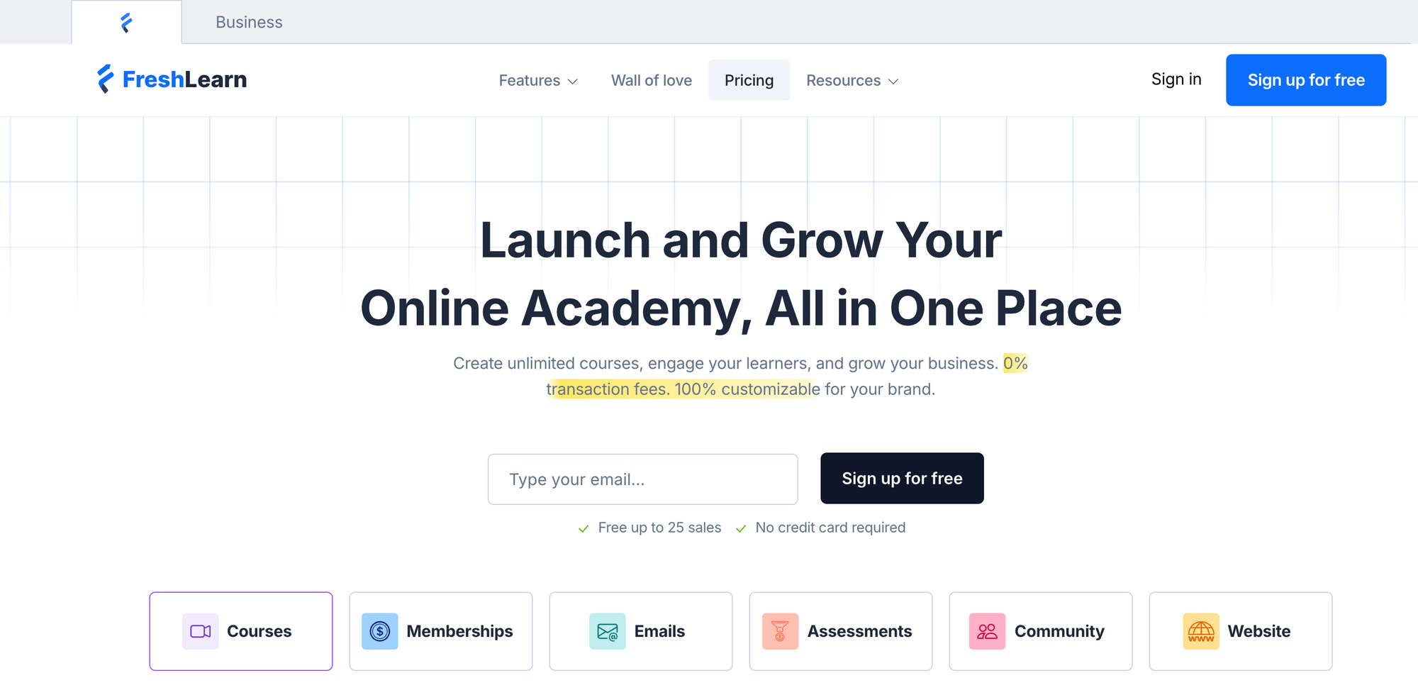 FreshLearn All in one creation