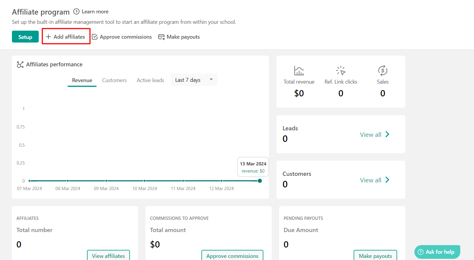 Affiliate Programme