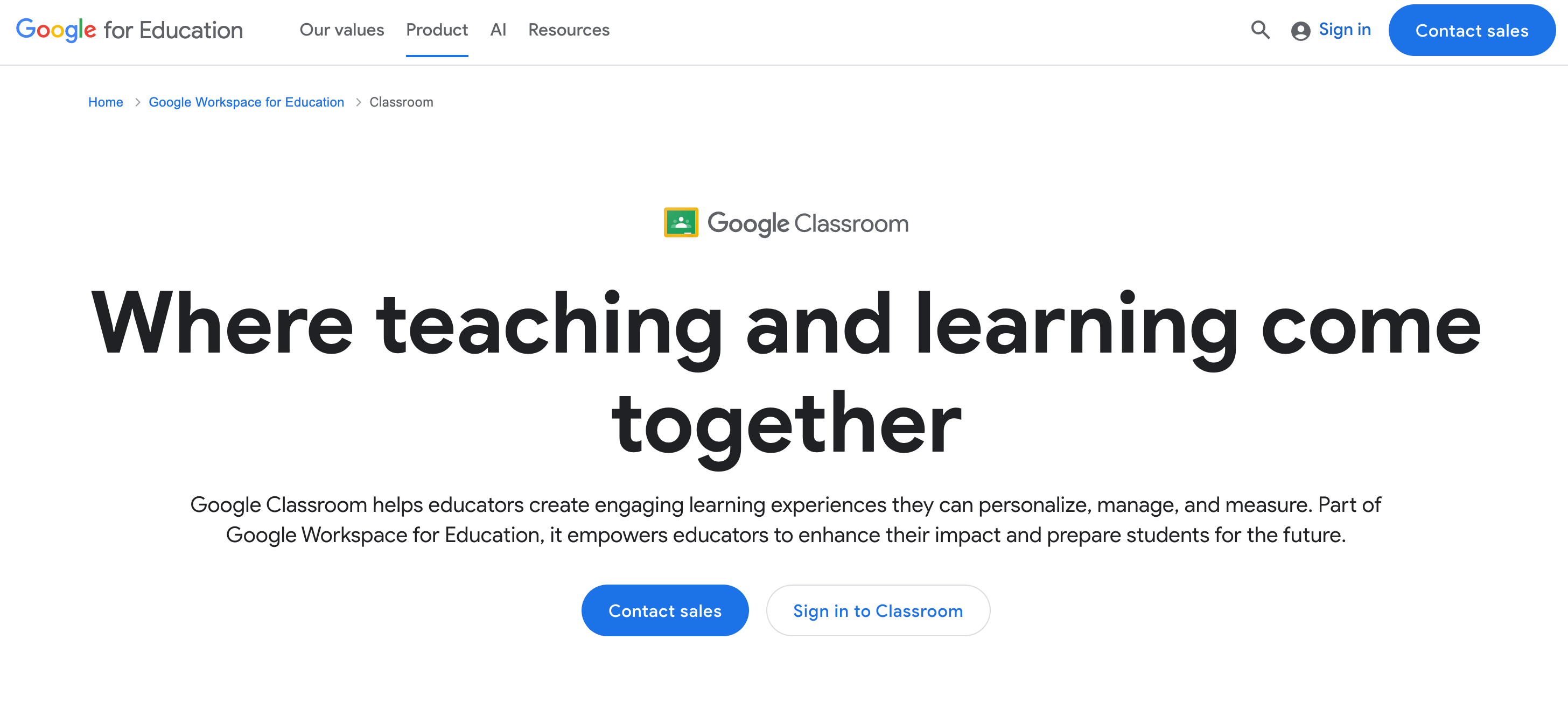Google Classroom