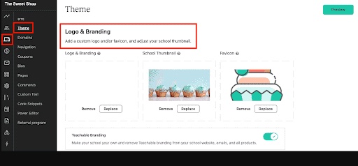 Teachable features