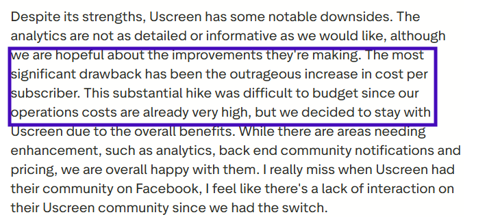 UScreen Subscribers
