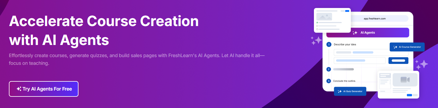 Ai Course creation tool