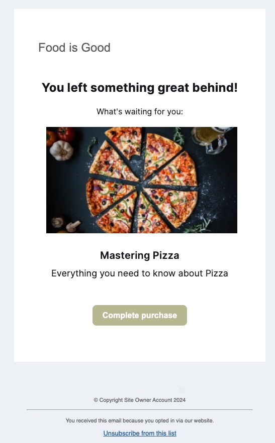 Online Food Business