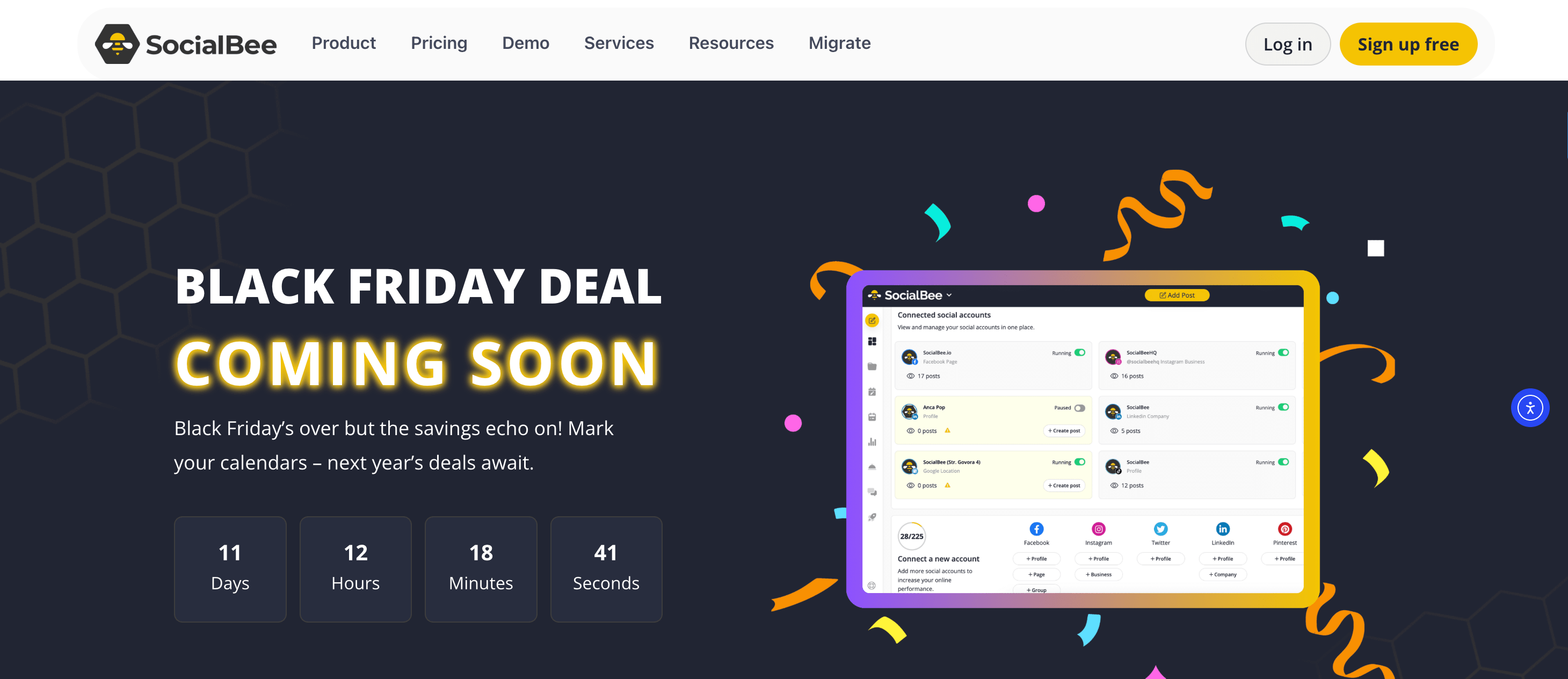 SocialBee Blackfriday