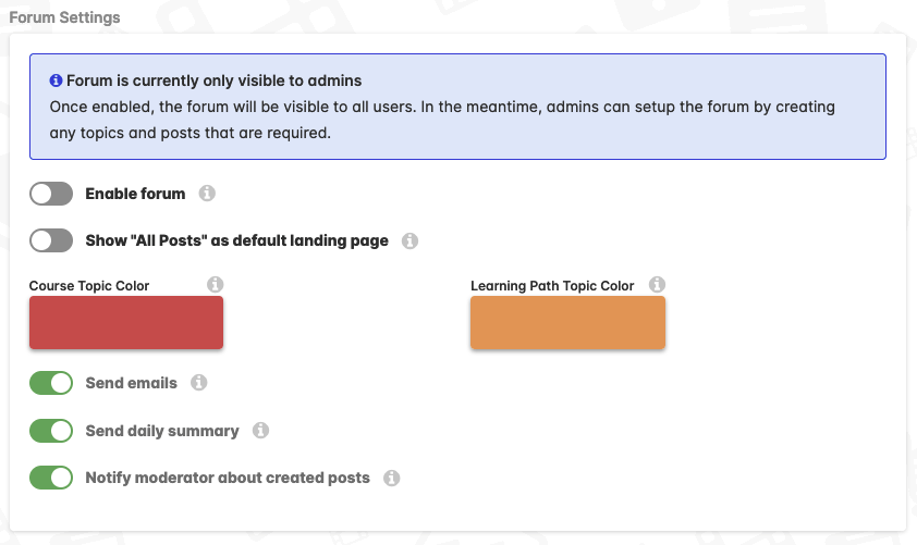 Social Learning and forums