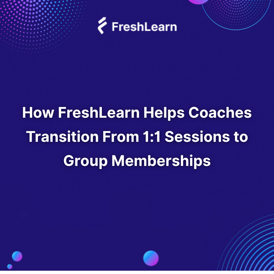 FreshLearn Helps Coaches