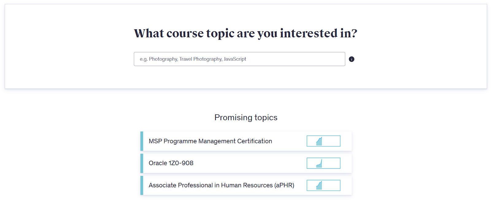 Udemy marketplace