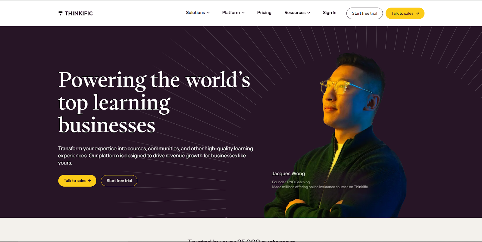 Thinkific Website