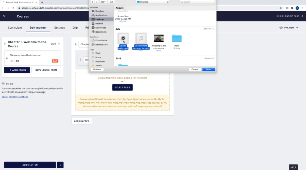 Course Builder