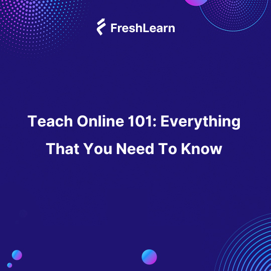 Teach online