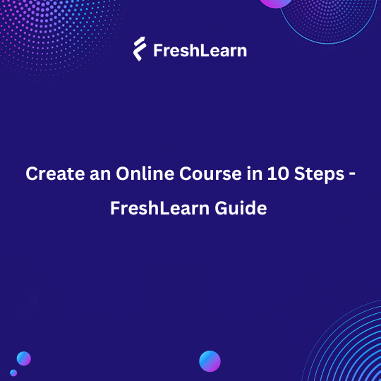 Create an Online course