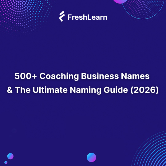 Coaching Business Names