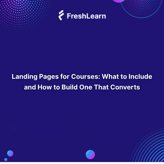 Landing Pages for Courses
