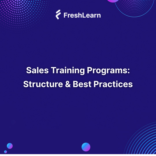 Sales Training Programs