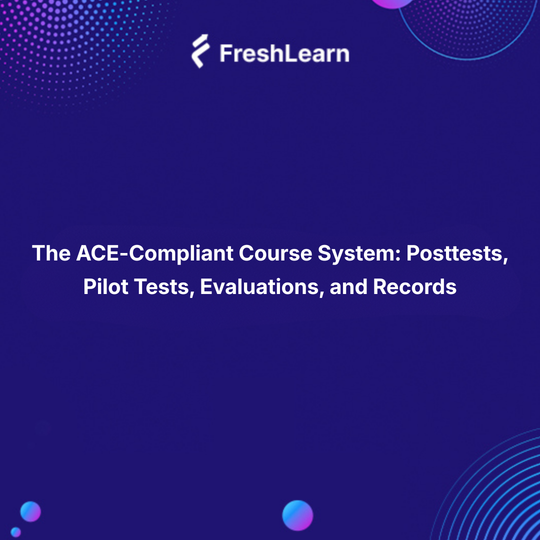 ACE-Compliant Course System